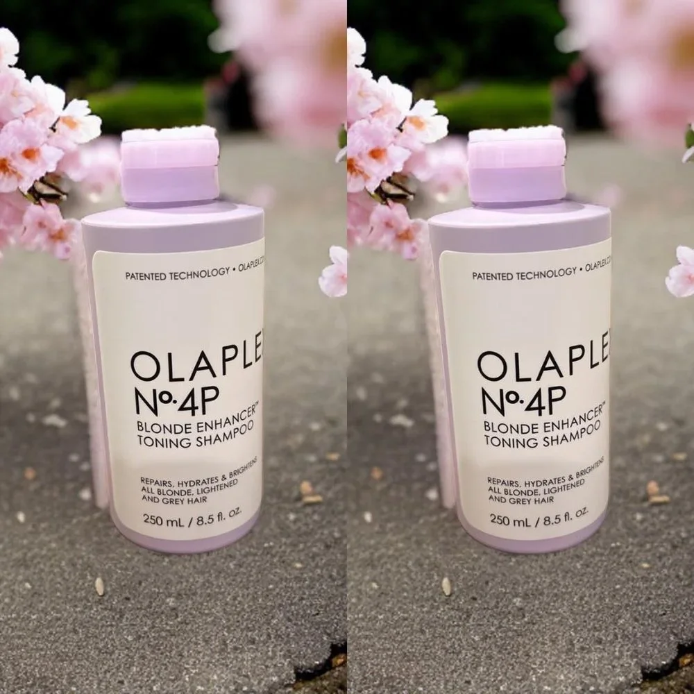 Olaplex no 4P blonde enhancer toning shampoo 8.5 oz- 2 units